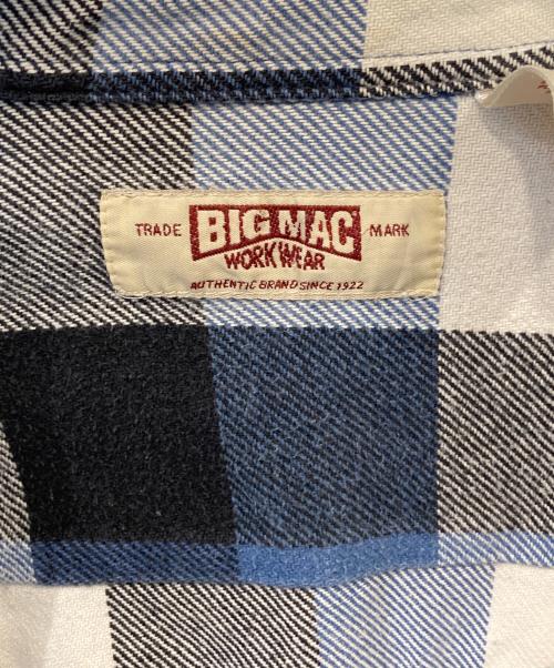 big mac（ビッグマック）BIG MAC (ビッグマック) ウエスタンシャツ ブルー サイズ:XLの古着・服飾アイテム
