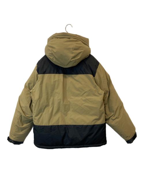 FIRST DOWN（ファーストダウン）FIRST DOWN (ファーストダウン) ダウンジャケット　203-1502 ブラック×カーキ サイズ:Mの古着・服飾アイテム