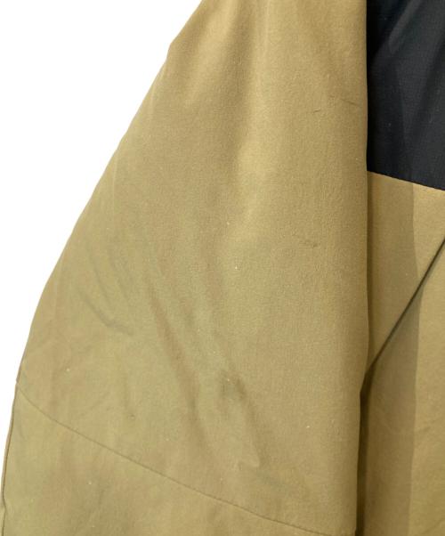 FIRST DOWN（ファーストダウン）FIRST DOWN (ファーストダウン) ダウンジャケット　203-1502 ブラック×カーキ サイズ:Mの古着・服飾アイテム
