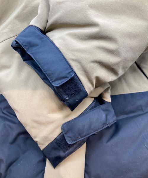 FIRST DOWN（ファーストダウン）FIRST DOWN (ファーストダウン) ダウンジャケット　203-1502 ブラック×カーキ サイズ:Mの古着・服飾アイテム