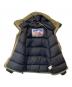 中古・古着 FIRST DOWN (ファーストダウン) ダウンジャケット　203-1502 ブラック×カーキ サイズ:M：7000円