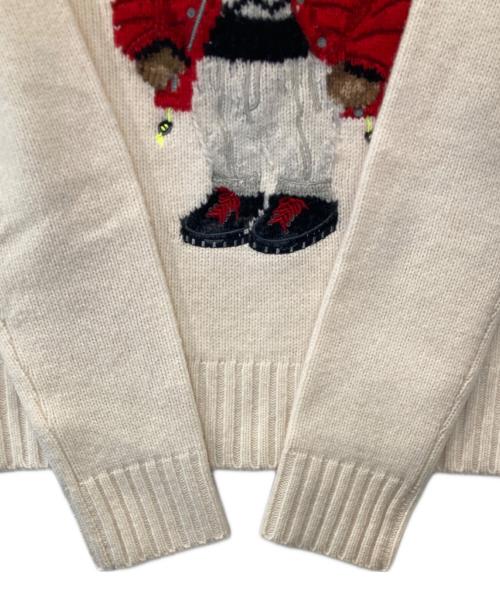 POLO RALPH LAUREN（ポロ・ラルフローレン）POLO RALPH LAUREN (ポロ・ラルフローレン) ポロベアニット アイボリー サイズ:XSの古着・服飾アイテム