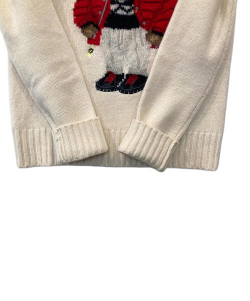 POLO RALPH LAUREN（ポロ・ラルフローレン）POLO RALPH LAUREN (ポロ・ラルフローレン) ポロベアニット アイボリー サイズ:XSの古着・服飾アイテム