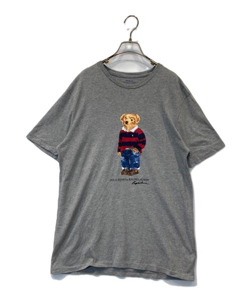 POLO RALPH LAUREN（ポロ・ラルフローレン）POLO RALPH LAUREN (ポロ・ラルフローレン) ポロベアTシャツ グレー サイズ:Lの古着・服飾アイテム