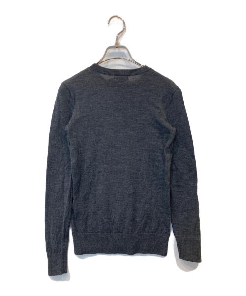 POLO RALPH LAUREN（ポロ・ラルフローレン）POLO RALPH LAUREN (ポロ・ラルフローレン) ウォッシャブルメリノウールニット グレー サイズ:XSの古着・服飾アイテム