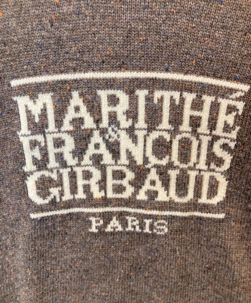 MARITHE+FRANCOIS GIRBAUD（マリテフランソワジルボー）MARITHE+FRANCOIS GIRBAUD (マリテフランソワジルボー) ロゴニット ブラウン サイズ:Mの古着・服飾アイテム