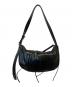 Matin Kim (マーティン・キム) HALF SHIRRING RIBBON ROUND BAG 2way（ハーフシャーリングリボンラウンドバッグ 2way） ブラック：6000円