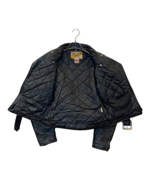 Schott（ショット）Schott (ショット) ダブルライダースジャケット 2504 ブラック サイズ:36の古着・服飾アイテム