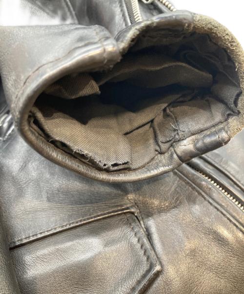 Schott（ショット）Schott (ショット) ダブルライダースジャケット 2504 ブラック サイズ:36の古着・服飾アイテム