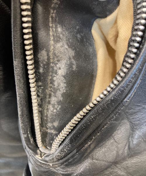 Schott（ショット）Schott (ショット) ダブルライダースジャケット 2504 ブラック サイズ:36の古着・服飾アイテム