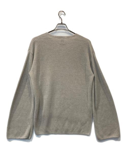 BATONER（バトナ―）BATONER (バトナ―) HIGHCOUNT LINEN Vネック BN-22SL-012 ベージュ サイズ:2の古着・服飾アイテム