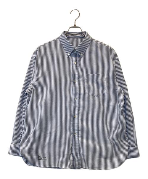 FreshService（フレッシュサービス）FreshService (フレッシュサービス) DRY OXFORD CORPORATE L/S B.D SHIRT ドライオックスフォードコーポレートロングスリーブビー・ディーシャツ FSC251-50003B ブルー サイズ:Sの古着・服飾アイテム