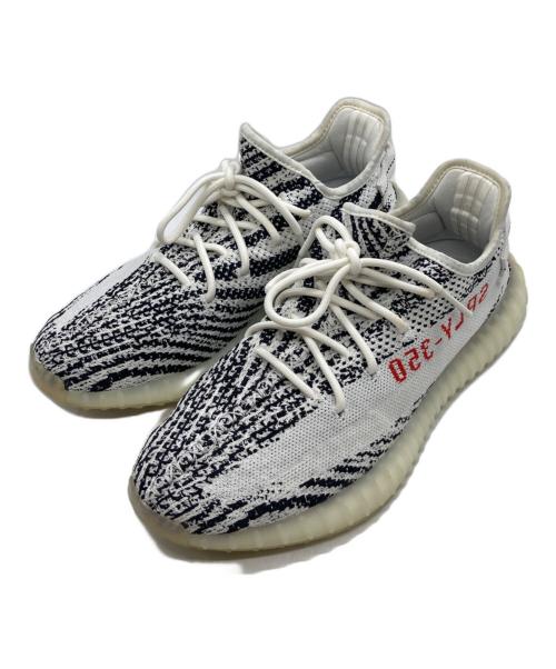 adidas（アディダス）adidas (アディダス) YEEZY BOOST 350 V2 -スニーカー CP9654 ホワイト×ブラック サイズ:27cmの古着・服飾アイテム