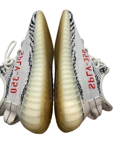 adidas（アディダス）adidas (アディダス) YEEZY BOOST 350 V2 -スニーカー CP9654 ホワイト×ブラック サイズ:27cmの古着・服飾アイテム