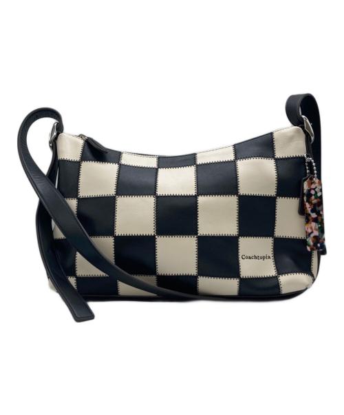 Coachtopia（コーチトピア）Coachtopia (コーチトピア) オルター/エゴ スラウチー ショルダー バッグ CBE00 ホワイト×ブラックの古着・服飾アイテム