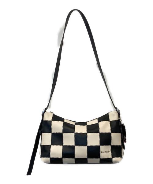 Coachtopia（コーチトピア）Coachtopia (コーチトピア) オルター/エゴ スラウチー ショルダー バッグ CBE00 ホワイト×ブラックの古着・服飾アイテム