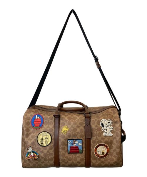 COACH（コーチ）COACH (コーチ) PEANUTS (ピーナッツ) ベンチュラー バッグ・シグネチャー キャンバス・パッチ/CBI42 ベージュの古着・服飾アイテム