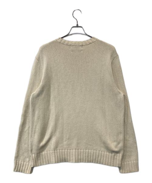 POLO BY RALPH LAUREN（ポロ バイ ラルフローレン）POLO BY RALPH LAUREN (ポロ バイ ラルフローレン) コットンニット アイボリー サイズ:Lの古着・服飾アイテム