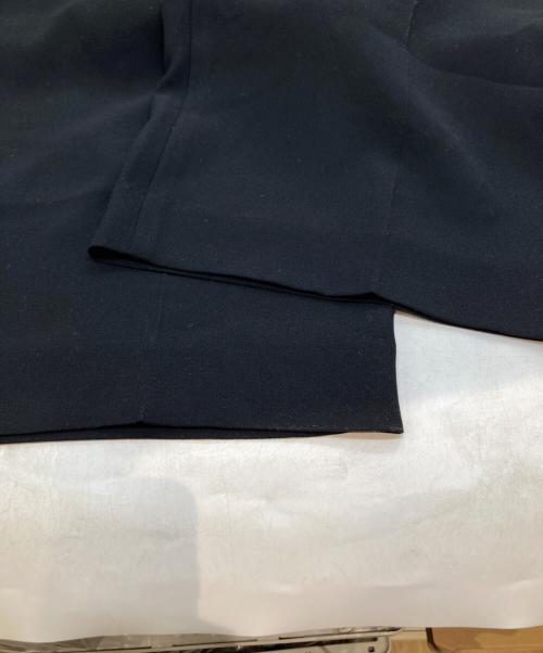 23区（ニジュウサンク）23区 (ニジュウサンク) ストレッチジョーゼット ワイドパンツ PRWOCM0631 ブラック サイズ:38の古着・服飾アイテム