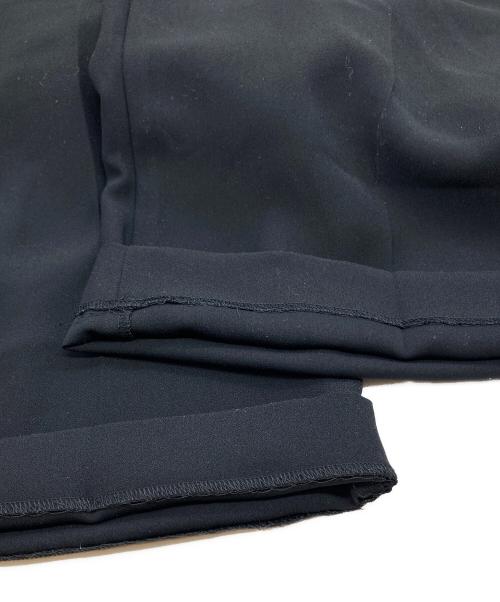 23区（ニジュウサンク）23区 (ニジュウサンク) ストレッチジョーゼット ワイドパンツ PRWOCM0631 ブラック サイズ:38の古着・服飾アイテム