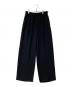 23区（ニジュウサンク）の古着「ストレッチジョーゼット ワイドパンツ PRWOCM0631」｜ブラック