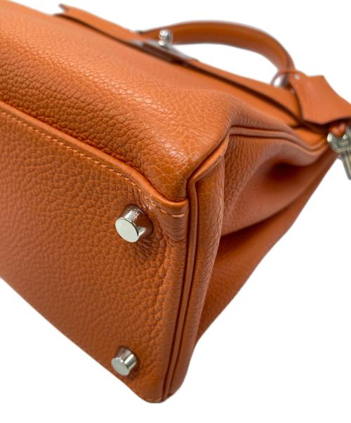 HERMES（エルメス）HERMES (エルメス) ケリー32 内縫い/□E刻印/トゴ オレンジ サイズ:32の古着・服飾アイテム