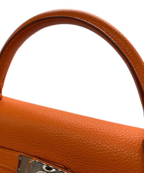 HERMES（エルメス）HERMES (エルメス) ケリー32 内縫い/□E刻印/トゴ オレンジ サイズ:32の古着・服飾アイテム