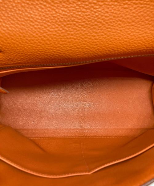 HERMES（エルメス）HERMES (エルメス) ケリー32 内縫い/□E刻印/トゴ オレンジ サイズ:32の古着・服飾アイテム