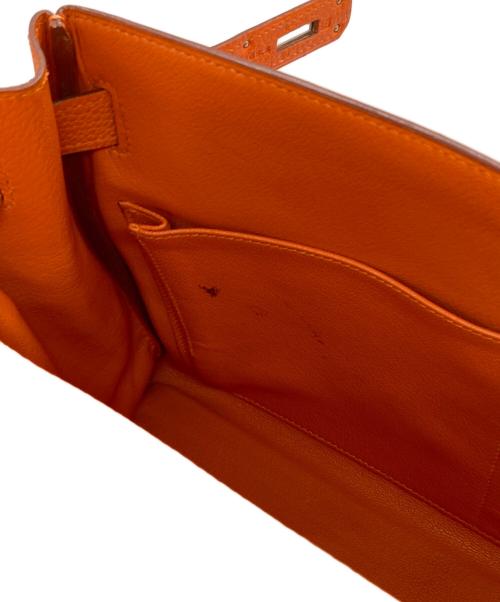 HERMES（エルメス）HERMES (エルメス) ケリー32 内縫い/□E刻印/トゴ オレンジ サイズ:32の古着・服飾アイテム