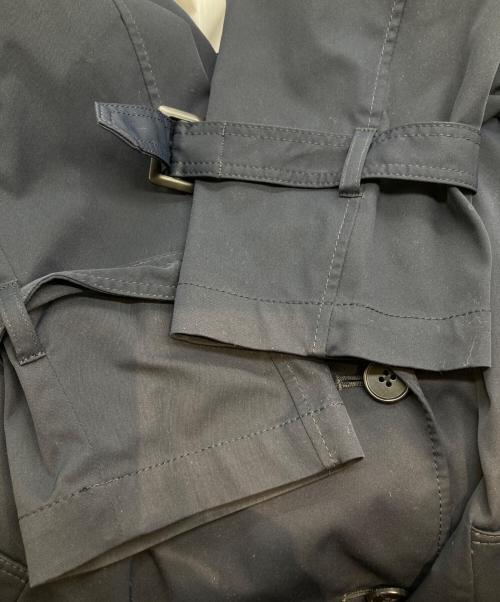 J.PRESS（ジェイプレス）J.PRESS (ジェイプレス) 吸水速乾ドライツイルストレッチ トレンチコート 133-5.CM.GJ ネイビー サイズ:11の古着・服飾アイテム