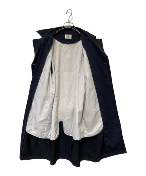 J.PRESS（ジェイプレス）J.PRESS (ジェイプレス) 吸水速乾ドライツイルストレッチ トレンチコート 133-5.CM.GJ ネイビー サイズ:11の古着・服飾アイテム
