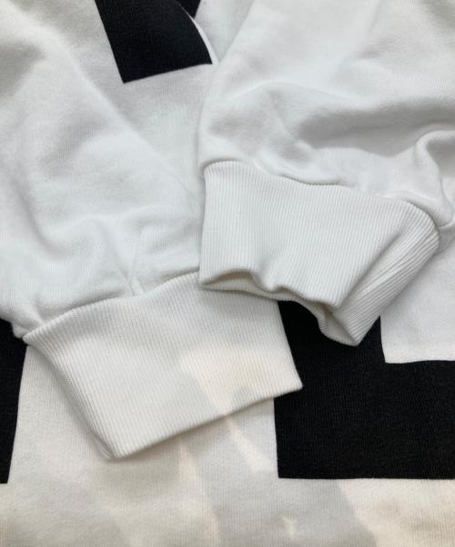 HUGO REPLAY（ヒューゴ リプレイ）HUGO REPLAY (ヒューゴ リプレイ) ロゴスウェット ホワイト サイズ:Mの古着・服飾アイテム