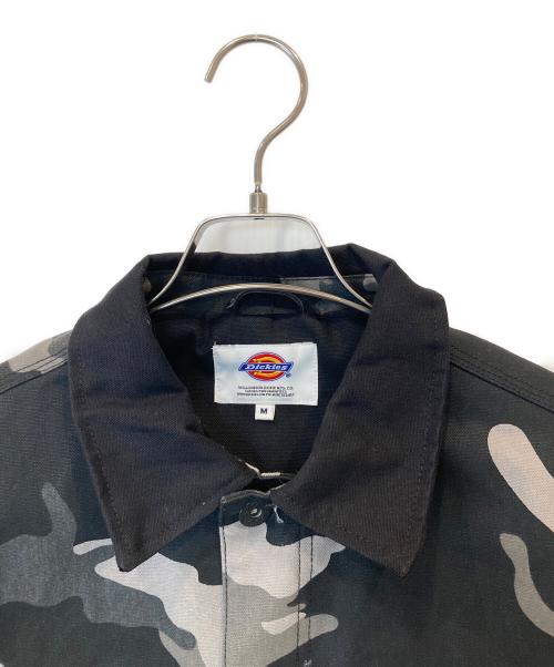 Dickies（ディッキーズ）Dickies (ディッキーズ) CANVAS CAMO COVERALLS / カモ柄カバーオール DK006843 グレー×ブラック サイズ:Mの古着・服飾アイテム