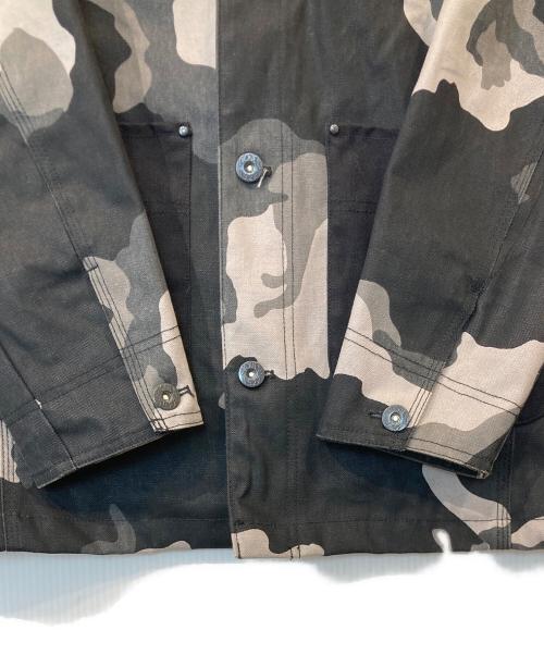 Dickies（ディッキーズ）Dickies (ディッキーズ) CANVAS CAMO COVERALLS / カモ柄カバーオール DK006843 グレー×ブラック サイズ:Mの古着・服飾アイテム