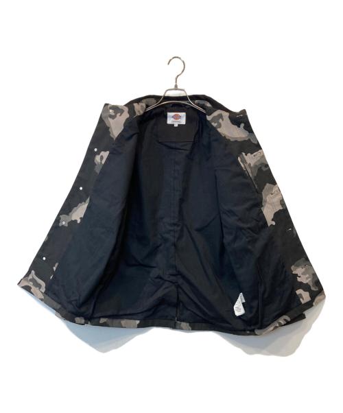 Dickies（ディッキーズ）Dickies (ディッキーズ) CANVAS CAMO COVERALLS / カモ柄カバーオール DK006843 グレー×ブラック サイズ:Mの古着・服飾アイテム