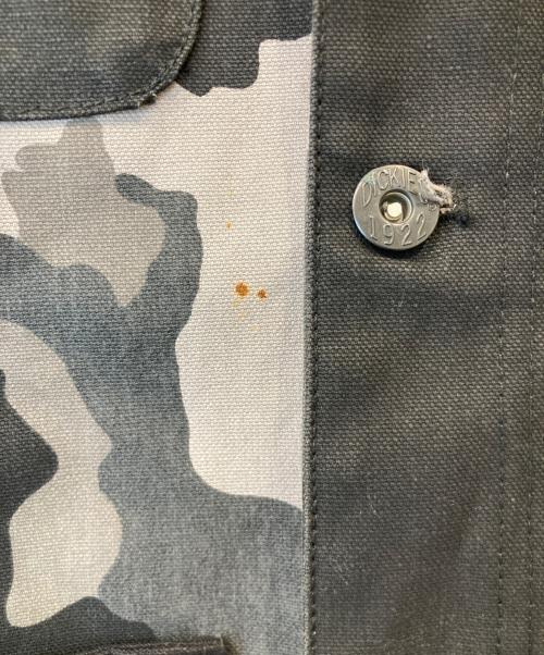 Dickies（ディッキーズ）Dickies (ディッキーズ) CANVAS CAMO COVERALLS / カモ柄カバーオール DK006843 グレー×ブラック サイズ:Mの古着・服飾アイテム