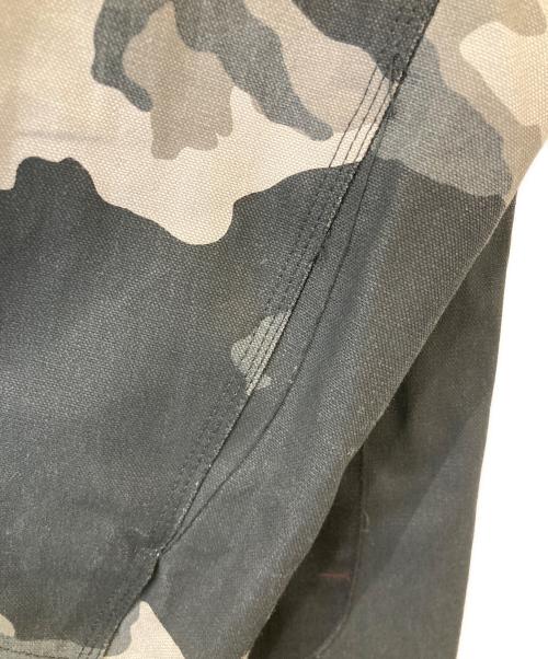 Dickies（ディッキーズ）Dickies (ディッキーズ) CANVAS CAMO COVERALLS / カモ柄カバーオール DK006843 グレー×ブラック サイズ:Mの古着・服飾アイテム