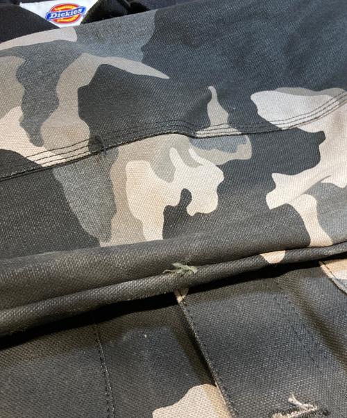 Dickies（ディッキーズ）Dickies (ディッキーズ) CANVAS CAMO COVERALLS / カモ柄カバーオール DK006843 グレー×ブラック サイズ:Mの古着・服飾アイテム