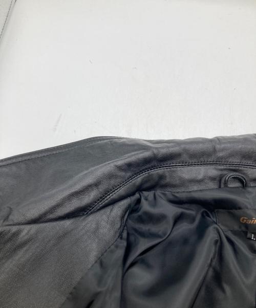 GAINER（ガイナー）GAINER (ガイナー) レザージャケット ブラック サイズ:Lの古着・服飾アイテム