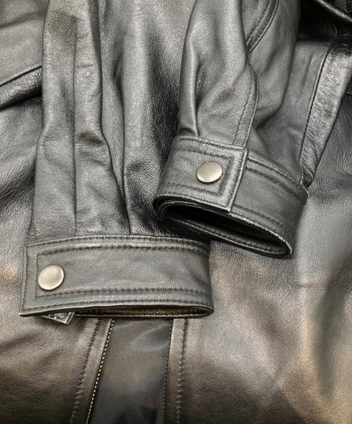 GAINER（ガイナー）GAINER (ガイナー) レザージャケット ブラック サイズ:Lの古着・服飾アイテム