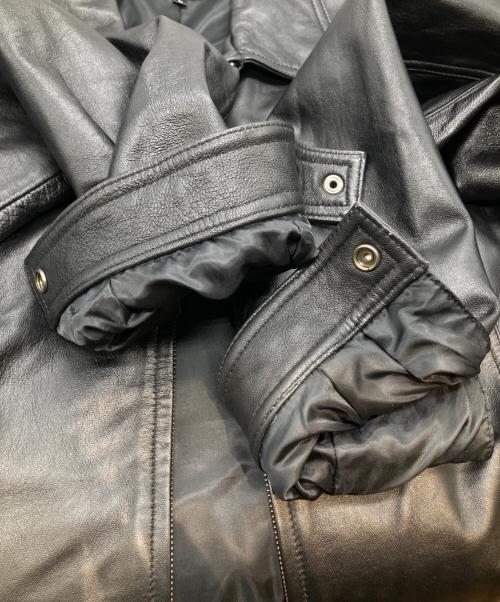 GAINER（ガイナー）GAINER (ガイナー) レザージャケット ブラック サイズ:Lの古着・服飾アイテム