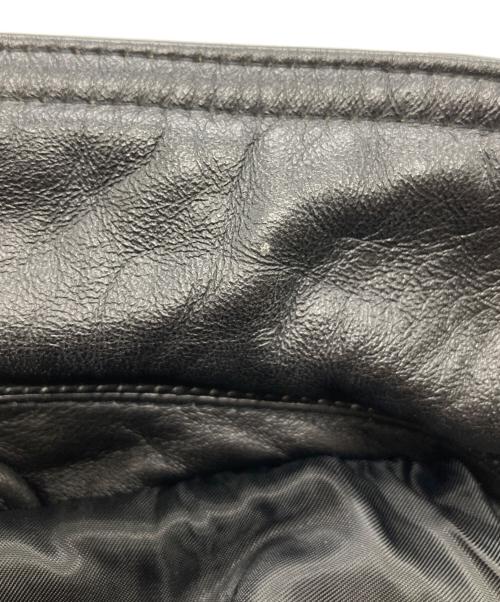 GAINER（ガイナー）GAINER (ガイナー) レザージャケット ブラック サイズ:Lの古着・服飾アイテム