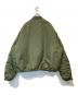 SandWaterr (サンドウォーター) RESEARCHED PADDED BLOUSON / NYLON SATIN /リサーチド パデッド ブルゾン／ナイロン サテン /SW-J0502 カーキ サイズ:2：25000円