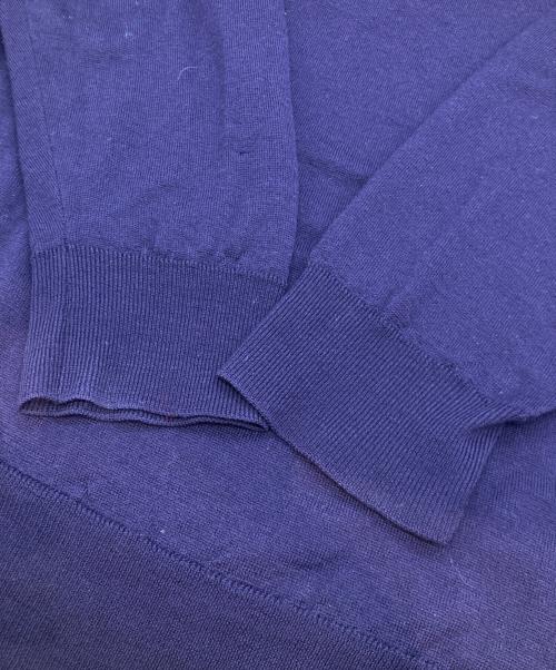 JOHN SMEDLEY（ジョンスメドレー）JOHN SMEDLEY (ジョンスメドレー) モックネックニット パープル サイズ:Lの古着・服飾アイテム