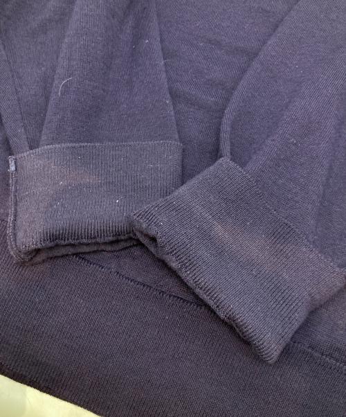 JOHN SMEDLEY（ジョンスメドレー）JOHN SMEDLEY (ジョンスメドレー) モックネックニット パープル サイズ:Lの古着・服飾アイテム