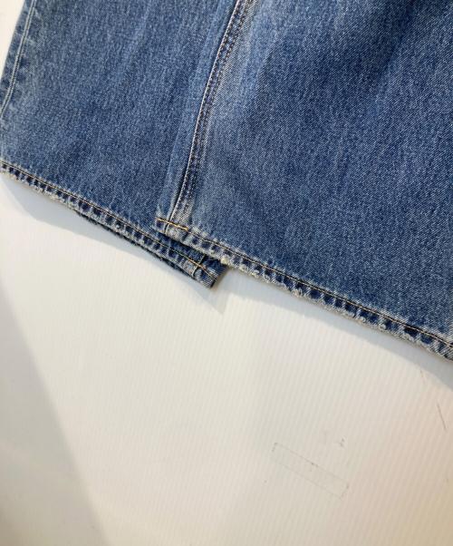 moussy（マウジー）moussy (マウジー) CROSS WAIST WIDE STRAIGHT クロスウエストワイドストレート 010I211-1801-10 インディゴ サイズ:1の古着・服飾アイテム