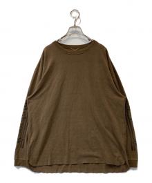 DEUXIEME CLASSE（ドゥーズィエム クラス）の古着「袖プリントTシャツ 21070500708030」｜ブラウン