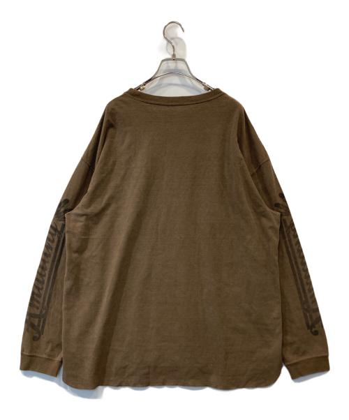 DEUXIEME CLASSE（ドゥーズィエム クラス）DEUXIEME CLASSE (ドゥーズィエム クラス) 袖プリントTシャツ 21070500708030 ブラウン サイズ:表記がないため不明の古着・服飾アイテム