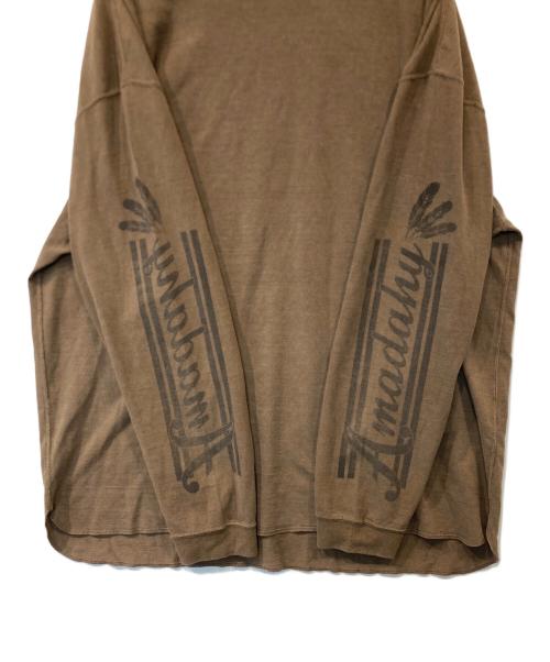 DEUXIEME CLASSE（ドゥーズィエム クラス）DEUXIEME CLASSE (ドゥーズィエム クラス) 袖プリントTシャツ 21070500708030 ブラウン サイズ:表記がないため不明の古着・服飾アイテム