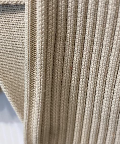 Diagram（ダイアグラム）Diagram (ダイアグラム) ペプラムニットカーディガン/0325353368 ベージュ サイズ:36の古着・服飾アイテム